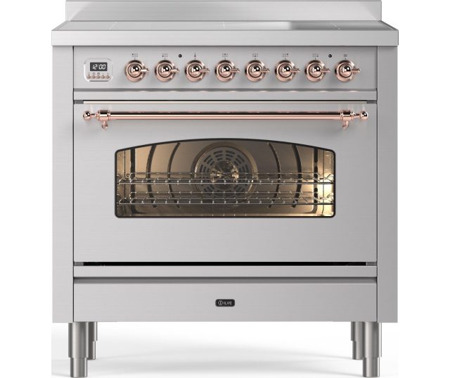 fornuis ILVE PI096NE3/SS - 90 cm breed