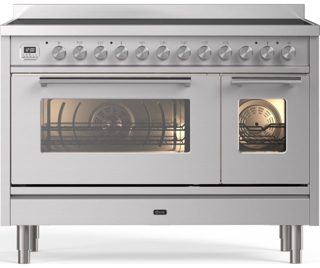 Ilve PI127WE3/SS inductie fornuis - 120 cm. breed - rvs