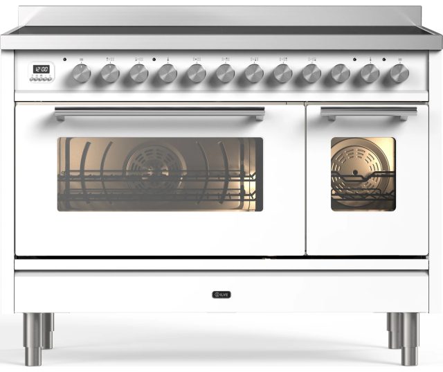 Ilve PI127WE3/WH inductie fornuis - 120 cm. breed - wit