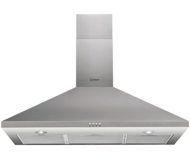 Indesit IHPC 9.4 LM X wand afzuigkap - 90 cm.