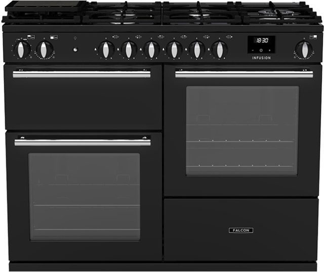 FALCON fornuis Infusion 110 gas 2026 Black