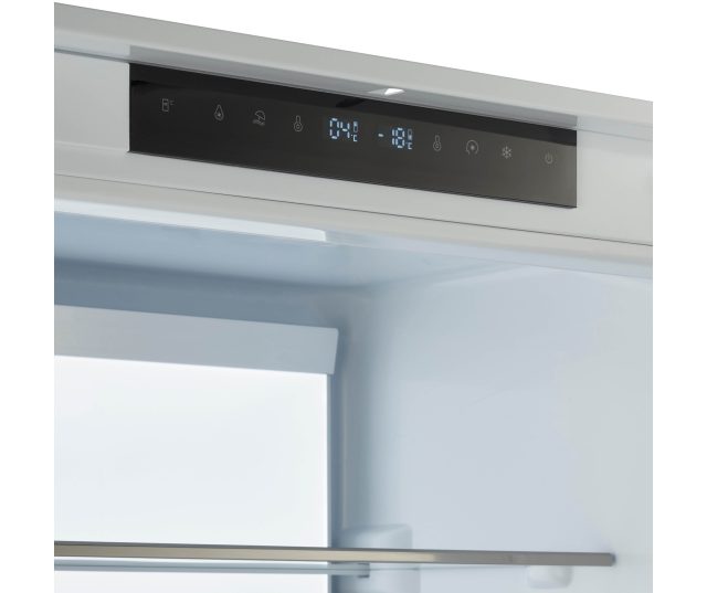 Bedieningspaneel Inventum IKV1945S met digitale display en touchbediening in zwart en grijs