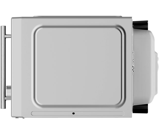 Inventum MN237CS magnetron combi binnenkant van deur met gesloten positie details zichtbaar