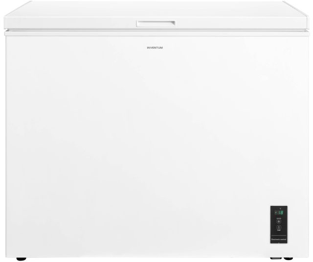 Inventum VK980W vrieskist wit, vooraanzicht met deksel gesloten