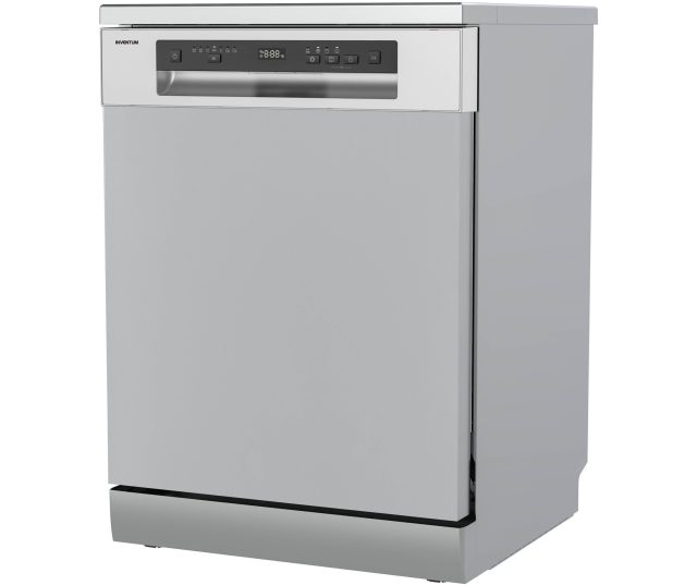 Inventum VVW6036AS vaatwasser vooraanzicht met bedieningspaneel en display gesloten deur