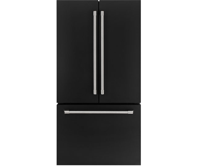 Iomabe INO27JSPF 3BM Amerikaanse koelkast - French door - mat zwart