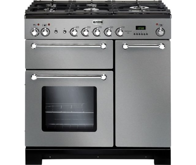 Falcon Kitchener 90 fornuis roestvrijstaal