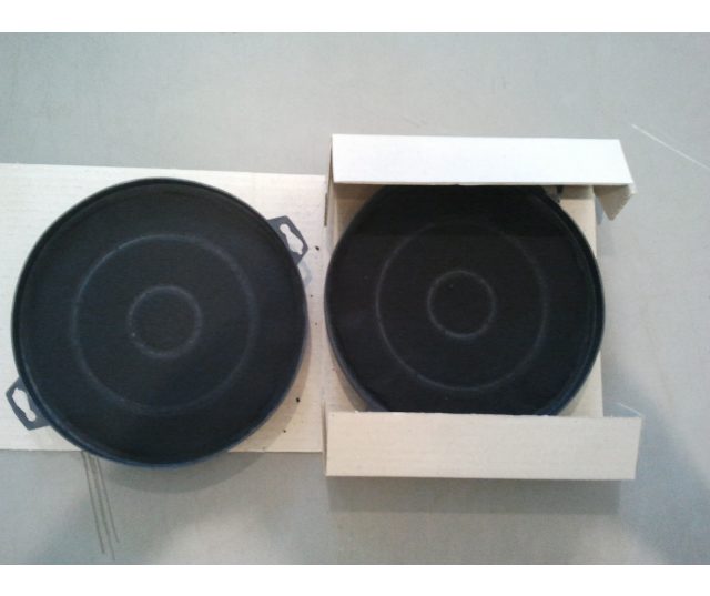 De voorzijde van de Smeg KITFC2 koolstoffilters van SMEG