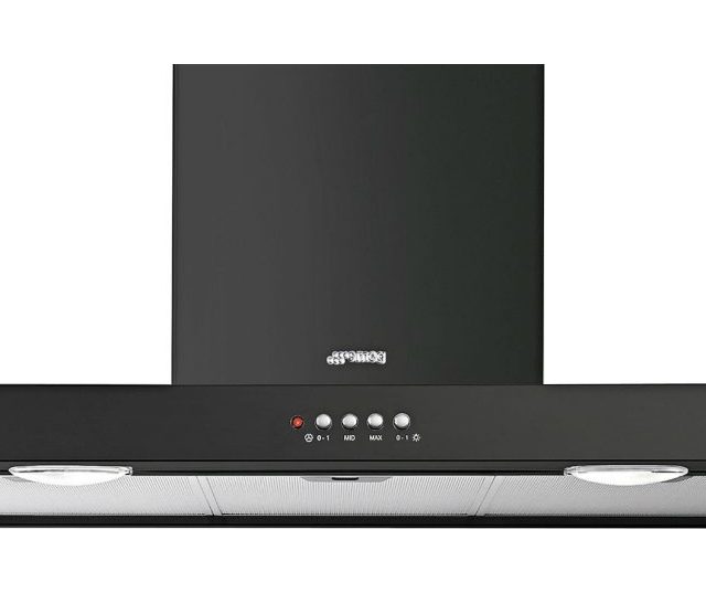 De Smeg KSE90A3 heeft 3 verschillende standen. De grijze knoppen i.c.m. het antraciet geeft deze afzuigkap een chique design