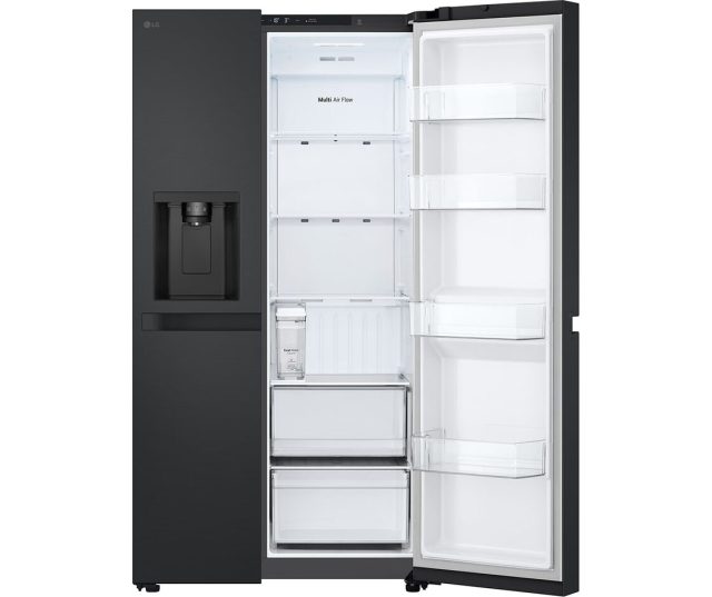 GSLC41EPPE LG side-by-side koelkast - Vriesgedeelte onder