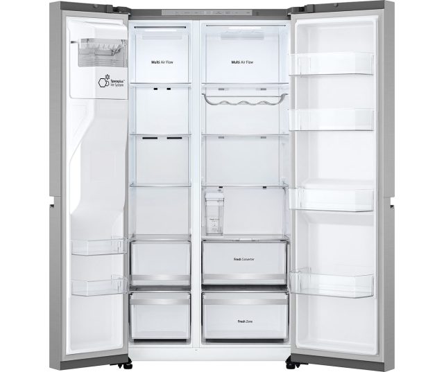 LG side-by-side koelkast - Vriesgedeelte onder