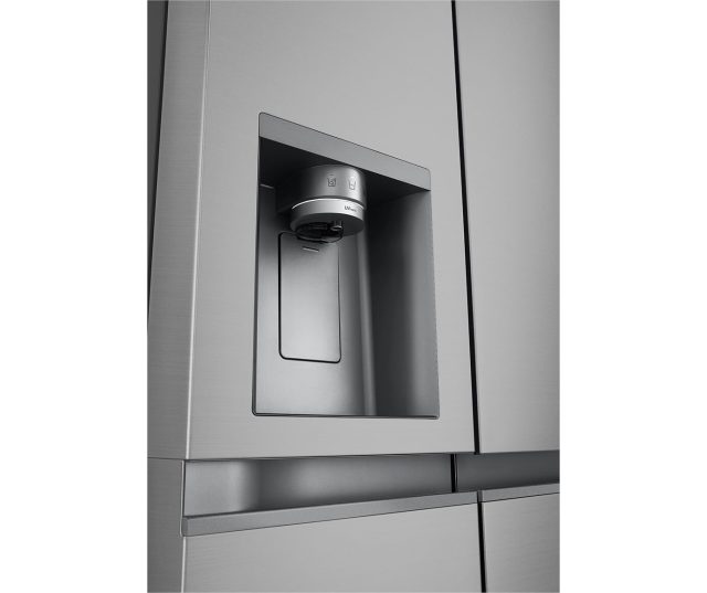 side-by-side koelkast LG GSLE81PYBC - Vriesgedeelte onder