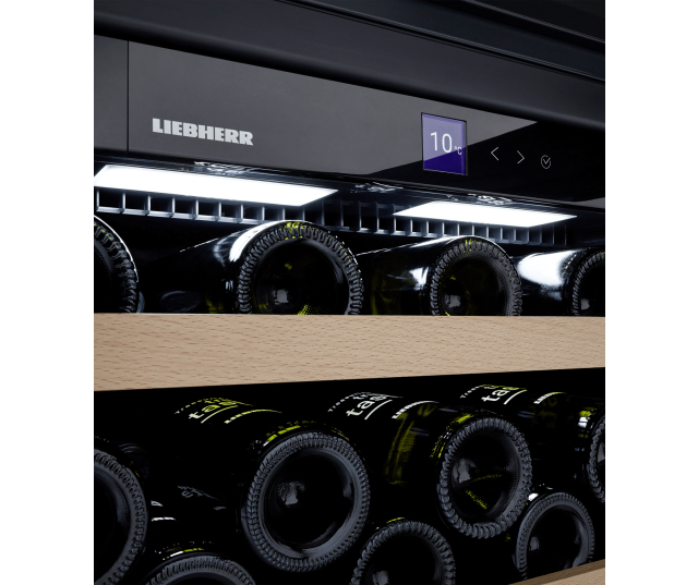 Liebherr UWgb 3631-20 onderbouw zwart glas wijnkoelkast