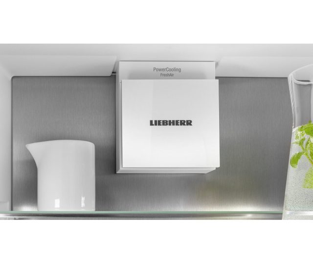 PowerCooling-module met FreshAir koolstoffilter bovenin het koeldeel van de Liebherr ICBNSd 7623-20, voor snelle koeling en een frisse binnenlucht