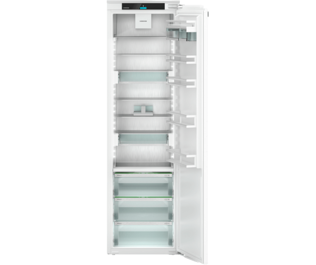Liebherr IRBbi 5650_20 inbouwkoelkast, vooraanzicht gesloten deur met digitaal display en alle kanalen zichtbaar