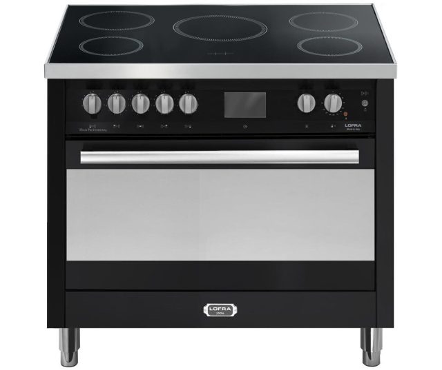 Lofra MXDI 190.50 inductie fornuis - zwart - 90 cm. breed