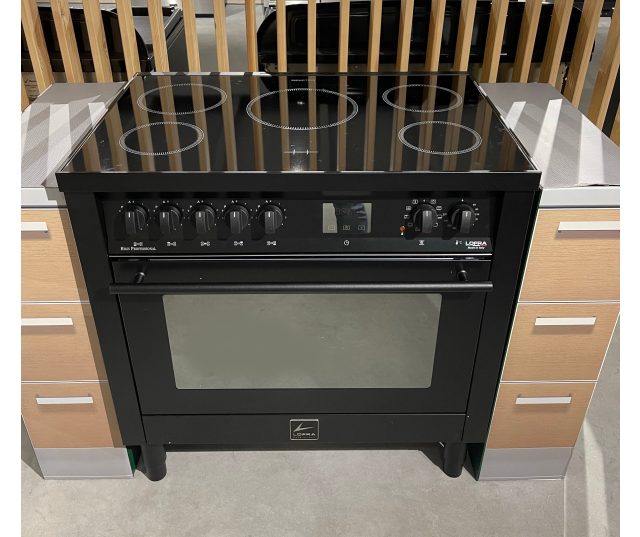 Lofra MXDI190.50 Maxima Full Black inductie fornuis - zwart