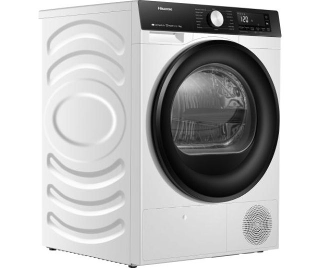 Hisense DH3S902BW3 warmtepomp droger met verwisselbare draairichting deur
