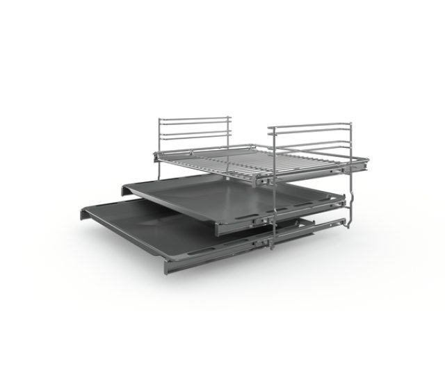 Bosch inductiefornuis HLS59D351 met universele braadslede en rooster