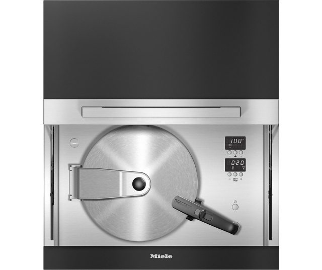 De Miele DGD 7635 drukstoomoven heeft een inhoud van 19 liter en is dankzij de liftdeur fraai weg te werken in de keuken