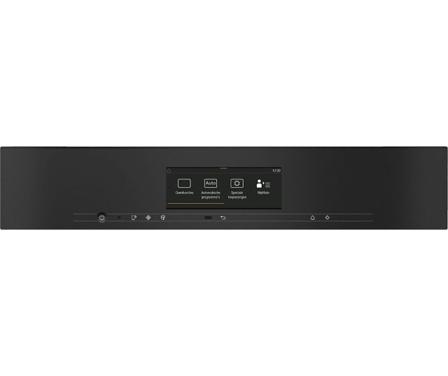 Foto van het bedieningspaneel van de Miele DGM7845 stoomoven met magnetron