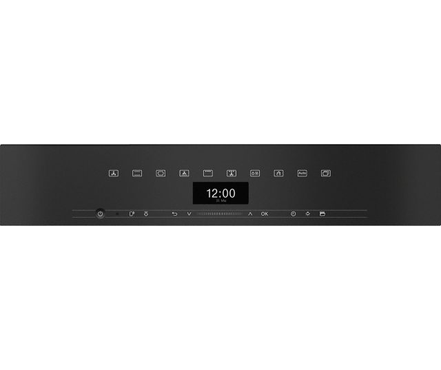 De Miele H7464BPX beschikt over een overzichtelijke bediening met LCD display met tekst.