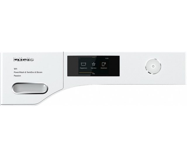 De bediening van de Miele WWV 980 WPS is via touch control direct en overzichtelijk in te stellen.