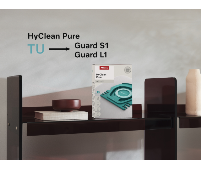 Miele HyClean Pure TU filterzak verpakking voor Guard S1 en Guard L1