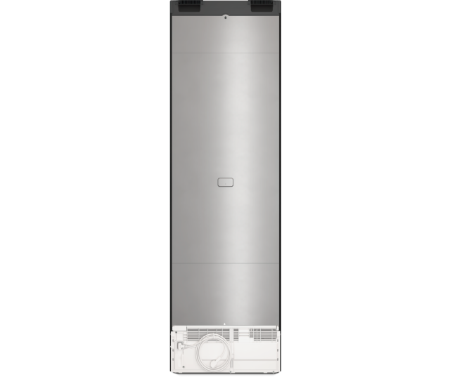 Miele KFN4898 achterkant aanzicht met aansluitingen en ventilatieroosters
