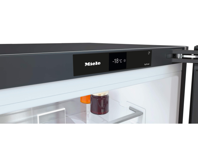 Miele KFN4898 bedieningspaneel digitaal display temperatuur NoFrost functie