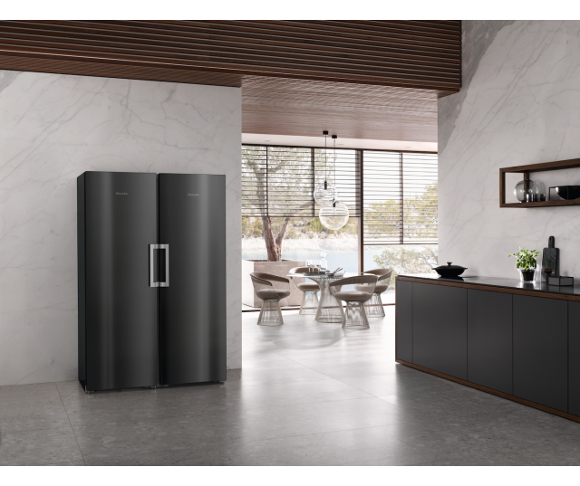 Miele KS4783DD koelkast twee apparaten naast elkaar in keukensituatie