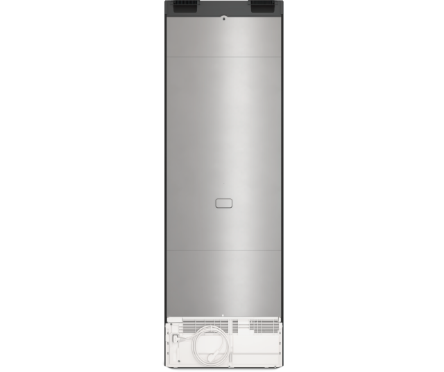 Miele KS4783DD koelkast achterkant met compressor, aansluiting en coolingunit zichtbaar