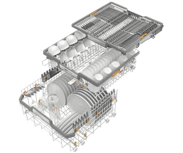 Miele G5278SCVI XXL hoog model inbouw vaatwasser met besteklade