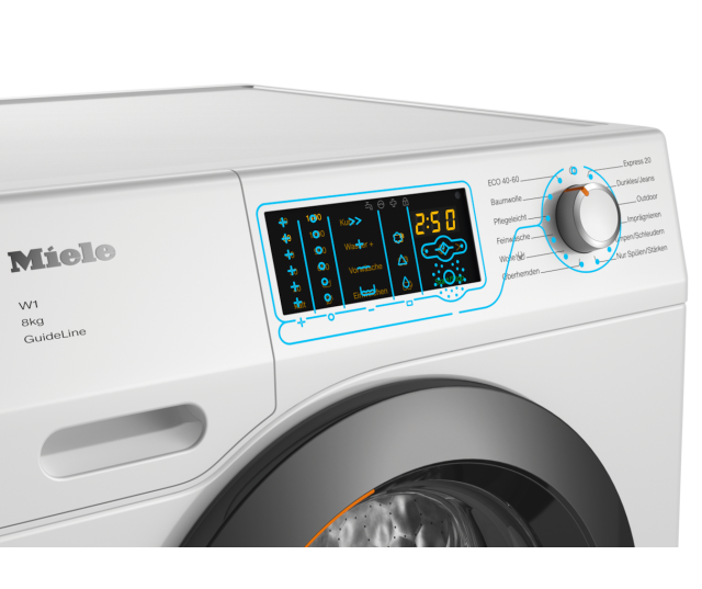 Miele WDD131WPS wasmachine - GuideLine: voor blinden en slechtzienden