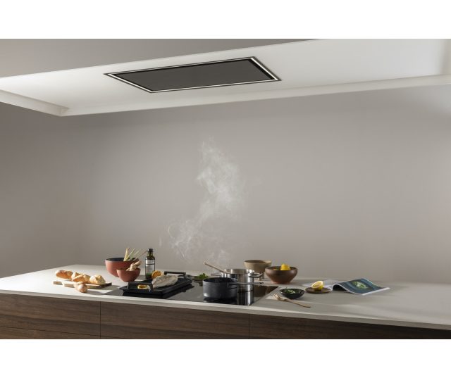 Novy 6912 inbouw plafond afzuigkap - zwart - plafondunit