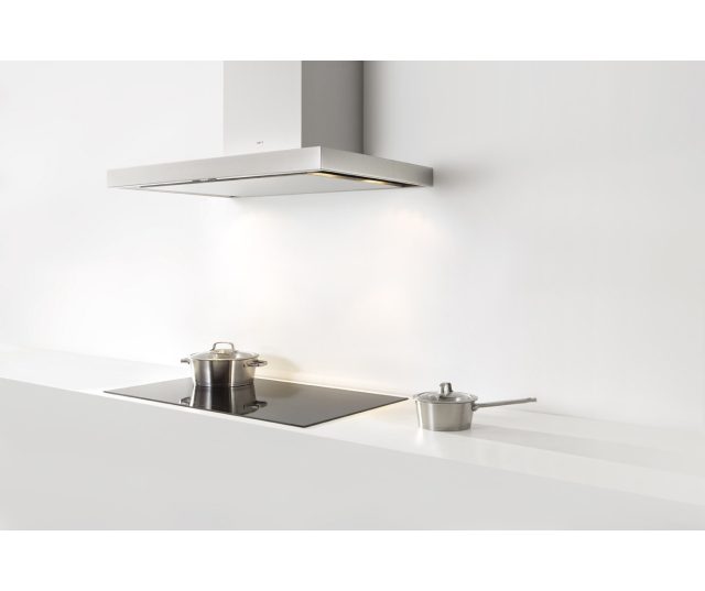 Novy 7610 wand afzuigkap - roestvrijstaal - 120 cm. breed