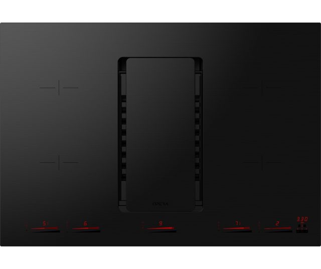 OPERA inductie kookplaat met afzuiging inbouw DFP83B220 Fonda Pro 830