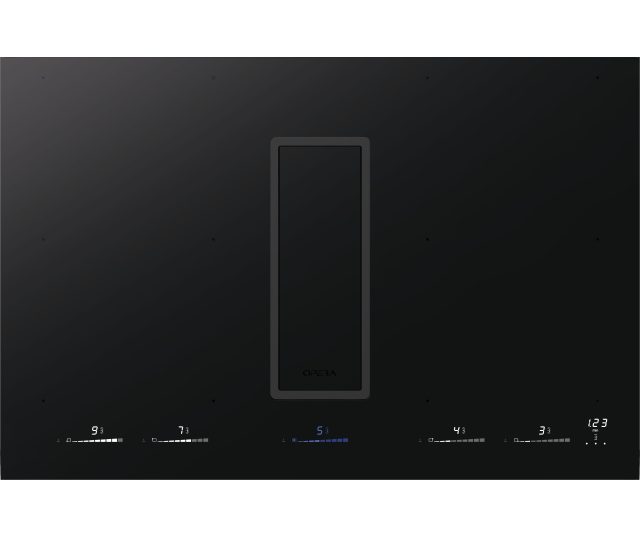 Opera DPP83B20 PRIMA PRO 830 inductie kookplaat met afzuiging - Inductie kookplaat met afzuiging
