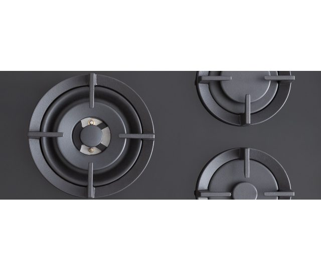 Bertazzoni P905LPROGNE inbouw gas kookplaat - gas op glas