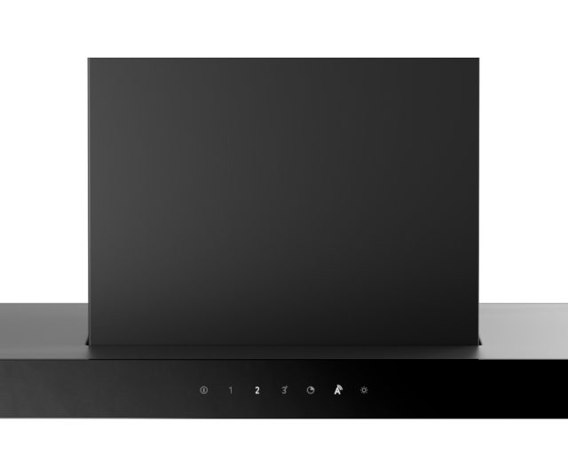 Pelgrim BEGA970MAT eiland afzuigkap - zwart