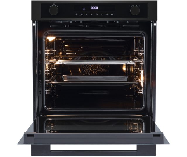 Pelgrim O360MAT inbouw matzwart oven