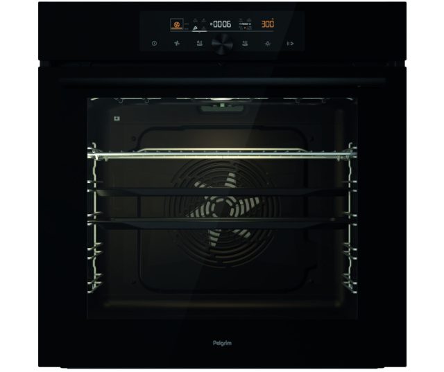 Pelgrim OP560ZWA inbouw oven met pyrolyse - zwart
