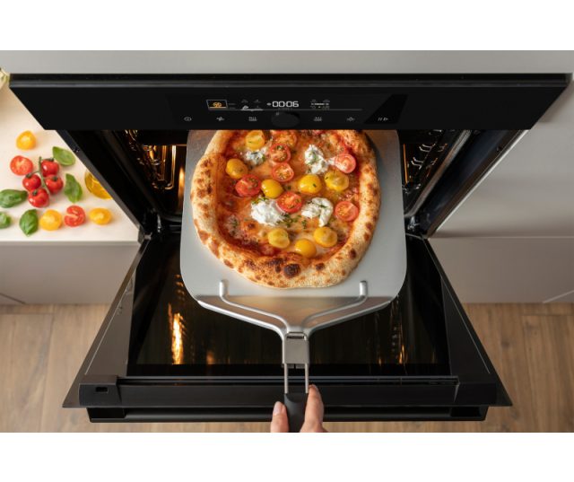 Pelgrim OPP560MAT inbouw oven met pizza functie - matzwart