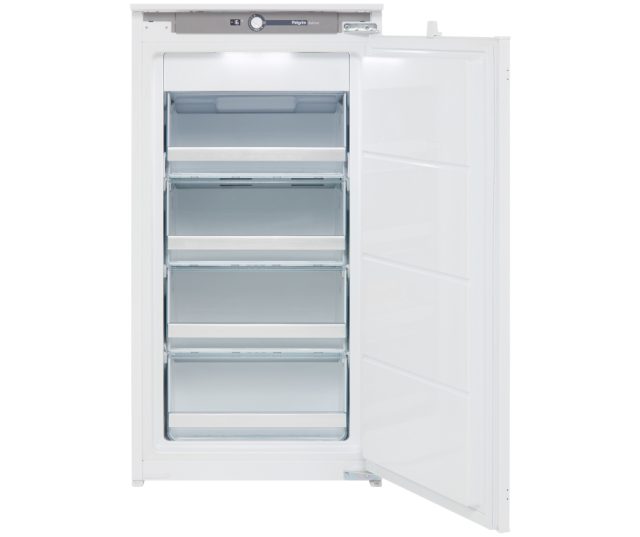 De Pelgrim PVS24102N is een inbouw vriezer voorzien van sleepdeur montage systeem en uitgevoerd in nishoogte van 102 cm.