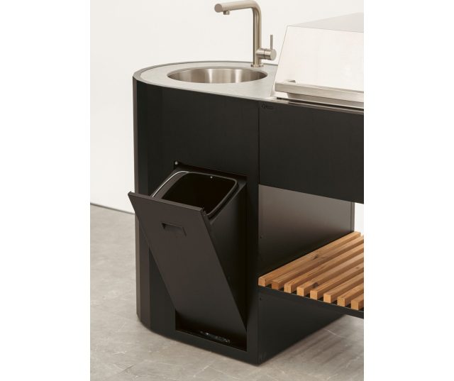 Q-BOO OVO GL buitenkeuken - Zwart
