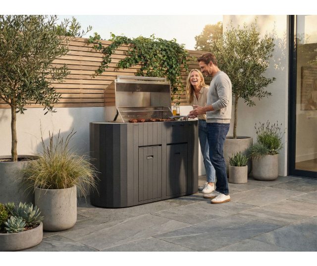 OVO GS Q-BOO buitenkeuken - Zwart