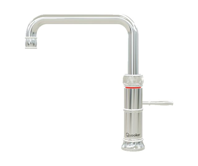 QUOOKER kokend water kraan Classic Fusion Square Chroom