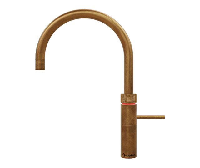 QUOOKER kokend water kraan Fusion Round Messing patina