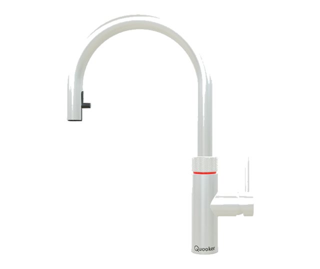 QUOOKER kokend water kraan Flex Round Roestvrijstaal