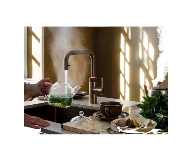 QUOOKER kokend water kraan Flex Square Messing patina
